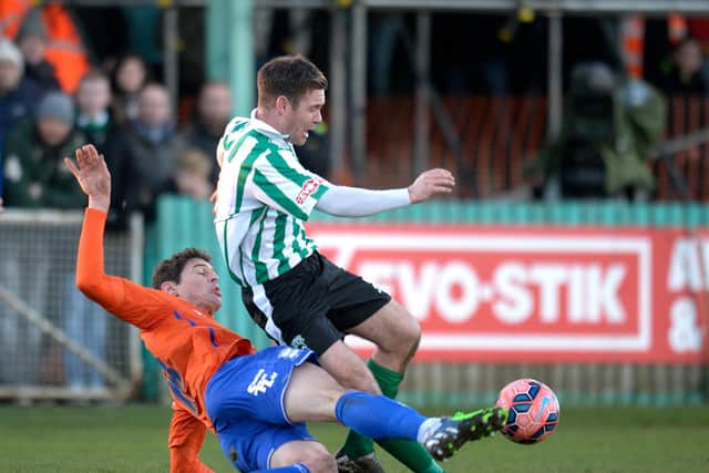 Stephen Turnbull in his Blyth Spartans days.