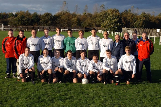 Boldon CA FC lines up for a team photo but in which year?