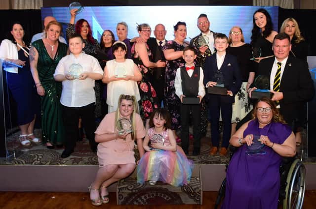 A line-up of winners in the Best of South Tyneside Awards.