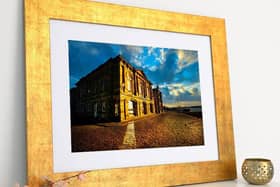 John is raising money for The Customs House with sales of his print.