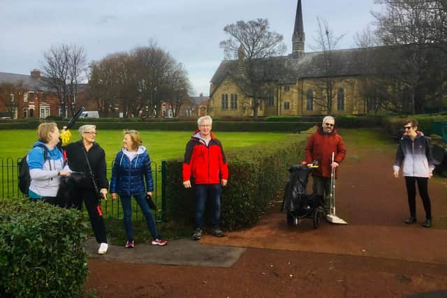 Hebburn Litter Pickers in action.