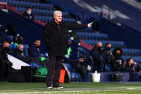 Former Newcastle United boss Steve Bruce has been made odds-on favourite to take over at West Brom (Photo by Michael Steele/Getty Images)