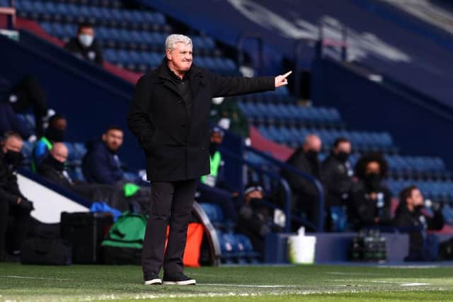 Former Newcastle United boss Steve Bruce has been made odds-on favourite to take over at West Brom (Photo by Michael Steele/Getty Images)