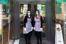 Specsavers South Shields staff outside of the King Street store.