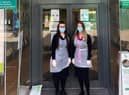 Specsavers South Shields staff outside of the King Street store.