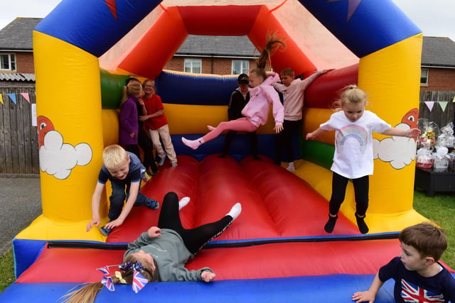What's a Jubilee without a (bouncy) castle?