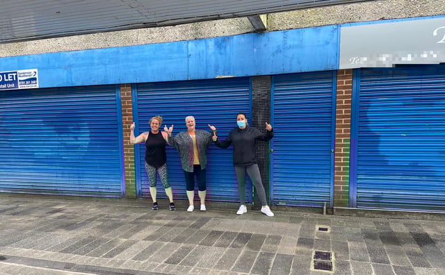 Hebburn Helps founders Angie Comerford and Jo Durkin with team member Alison Wilson.