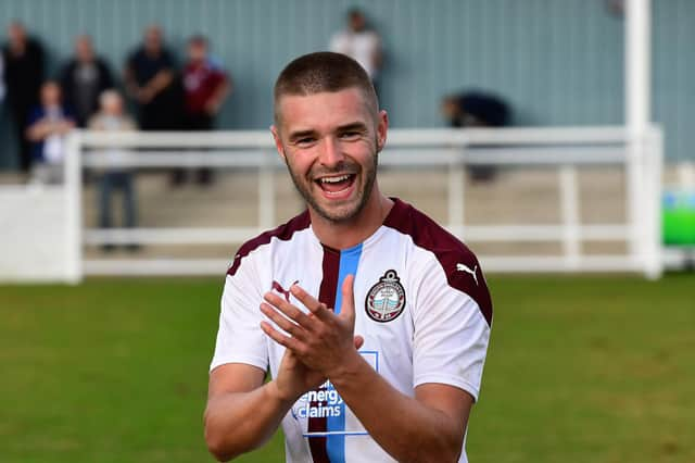 Jason Gilchrist after the game. Picture by Kev Wilson.