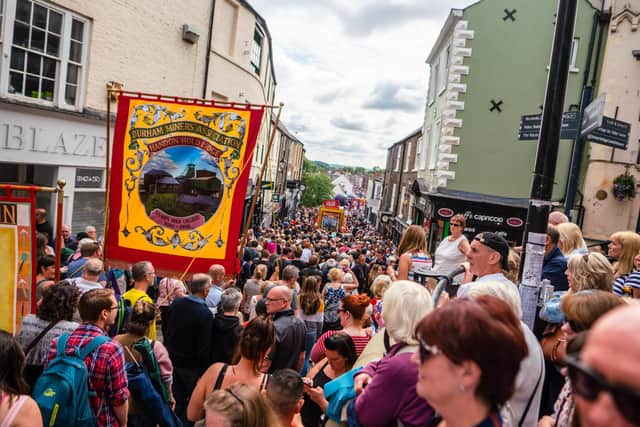 Packed streets at the last Gala to be held in Durham city in 2019.
Photograph: Rich Kenworthy