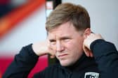 Eddie Howe in the dugout last year.