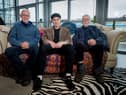 Programme Name: Lindisfarneâ€™s Geordie Genius: The Alan Hull Story - TX: 26/11/2021 - Episode: Lindisfarneâ€™s Geordie Genius: The Alan Hull Story (No. n/a) - Picture Shows: with two of the founding members of Lindisfarne, Ray Laidlaw (left) and Rod Clements. Sam Fender - (C) Entertainment One Unscripted UK TV Ltd t/as Daisybeck Studios - Photographer: Michael Bailey