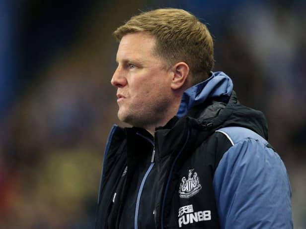 Newcastle United head coach Eddie Howe at Hillsborough.