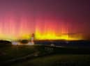 The Northern Light captured above Souter Lighthouse in South Shields