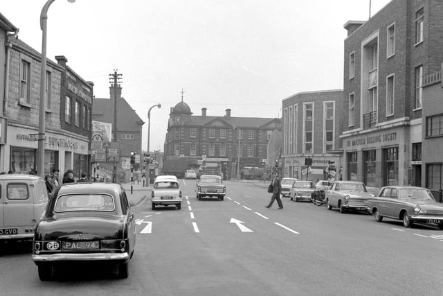 Clumber Street was previously a hive of activity with many shops on both sides of the road.