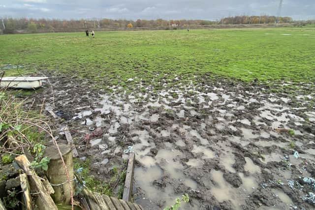 Almost 130 properties could be built on the site between Leam Lane and Lukes Lane.