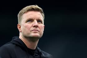 Newcastle United head coach Eddie Howe.  