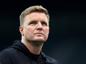Newcastle United head coach Eddie Howe.  