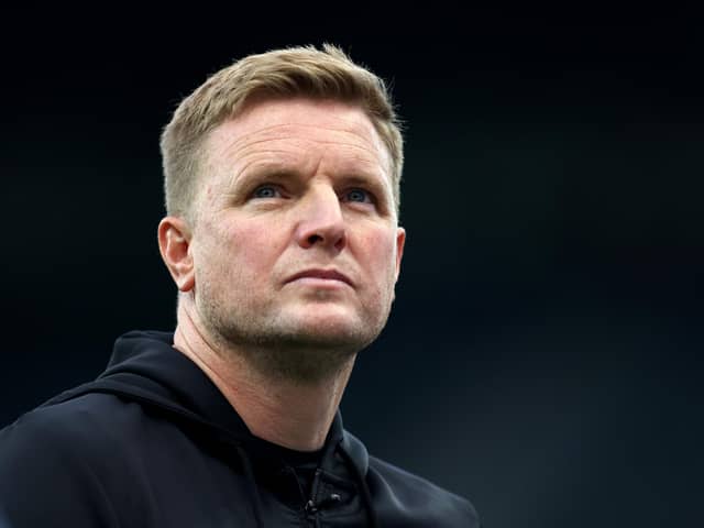 Newcastle United head coach Eddie Howe.  