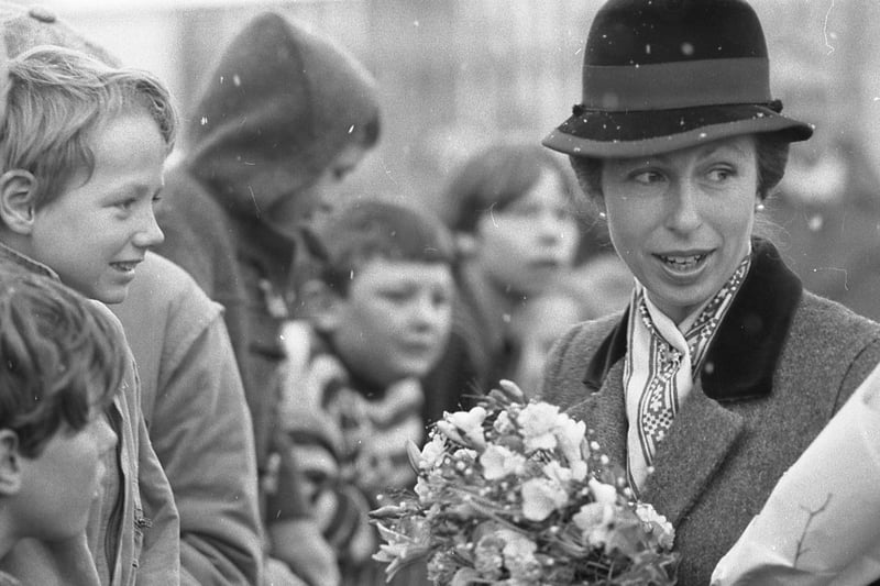 Princess Anne in Sunderland in February 1986. Did you get to see her?