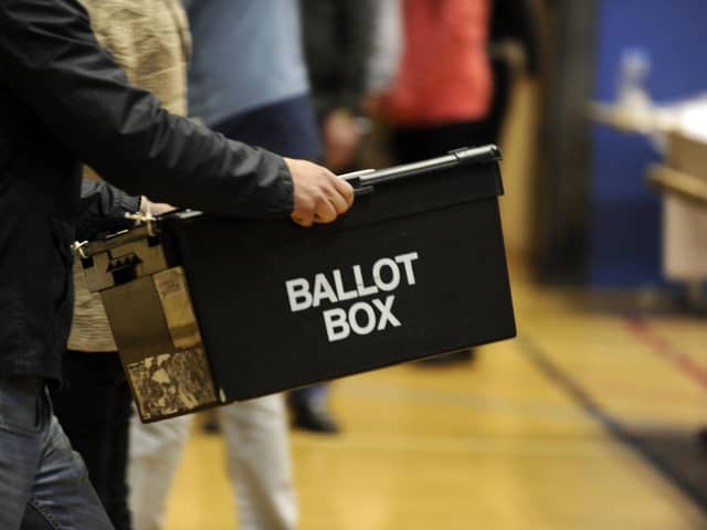'In the May local elections, voters will for the first time be required to present
photographic identification to cast their vote.'