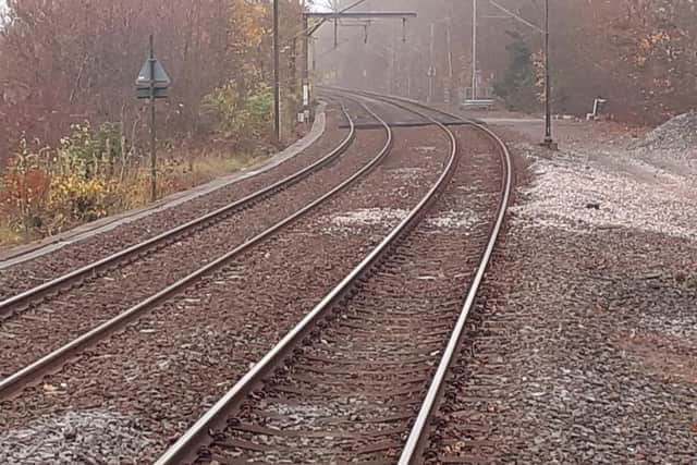 The disaster occurred near here, now the stretch of track between Bede and Jarrow Metro stations.