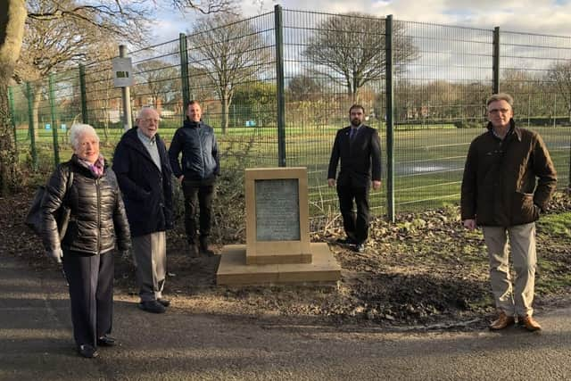 Left to Right: Cllr Sheila Stephenson; Cllr Allan West (South Tyneside Council); Kevin Calvert (Friends of the Readhead Park); Paul Brenen; Cllr Glenn Thompson