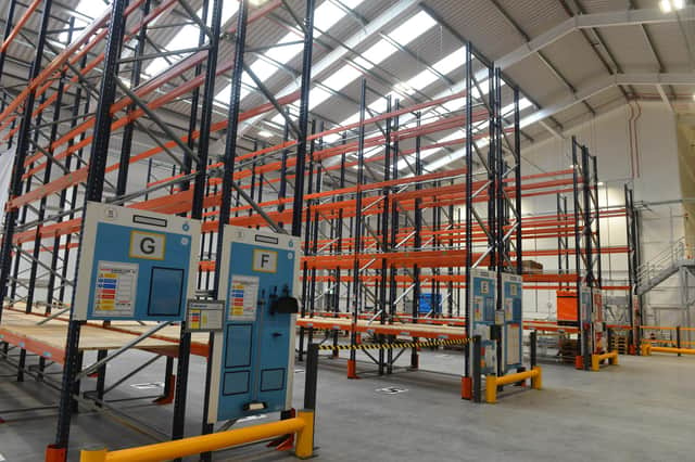 The warehouse will hold spare parts for the world's largest offshore wind farm.