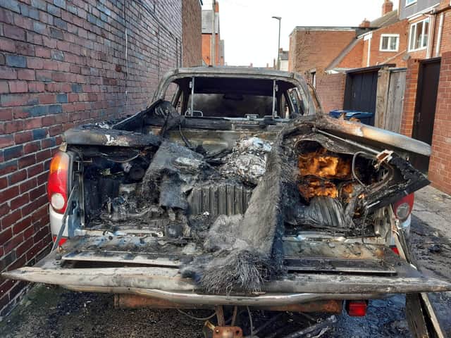 Cars in South Shields were damaged.