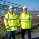 Andrew Dawson, managing director at Castle, with Steve Lynn, operations director, Kier.