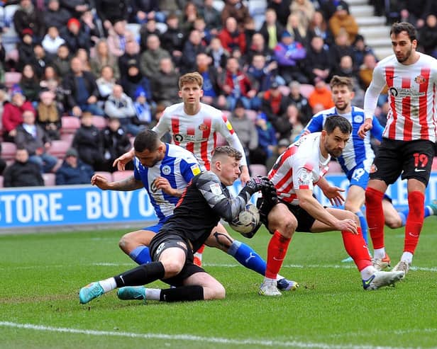 Sunderland youngster Anthony Patterson impressed against Wigan Athletic
