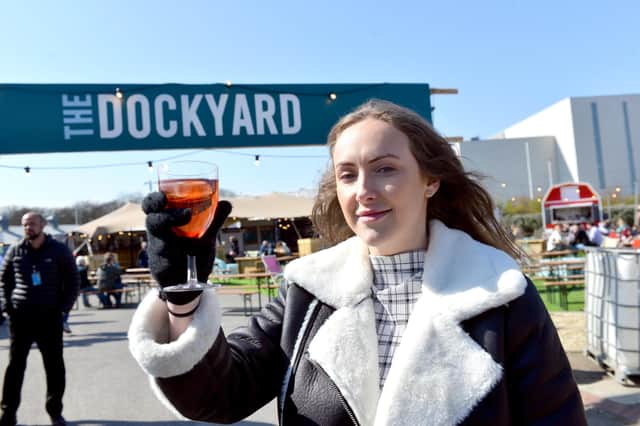 The Dockyard sales manager Kyrie Geach following easing of lockdown measures on the hospitality sector.