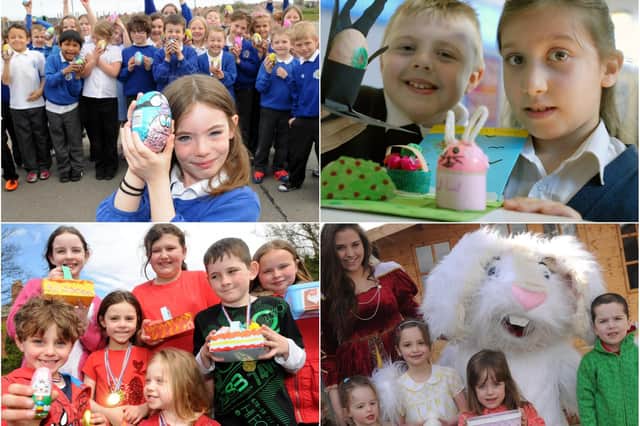 Easter scenes from Ashley Primary, Brinkburn School, Biddick Hall Infants and many more.