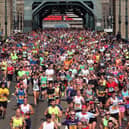 Runners during a previous Great North Run in Newcastle.