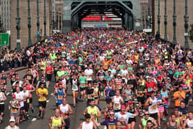 Runners during a previous Great North Run in Newcastle.