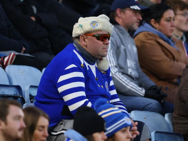 Average league attendance at the King Power Stadium this season = 31,646