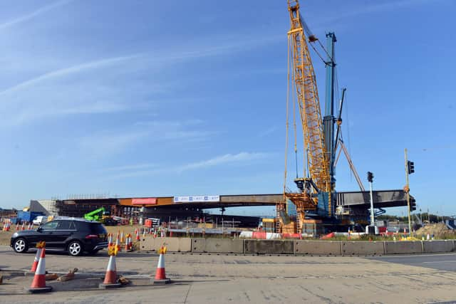 Testo's Roundabout will be closed over the weekend to allow further work to be carried out on the contruction of a new flyover.