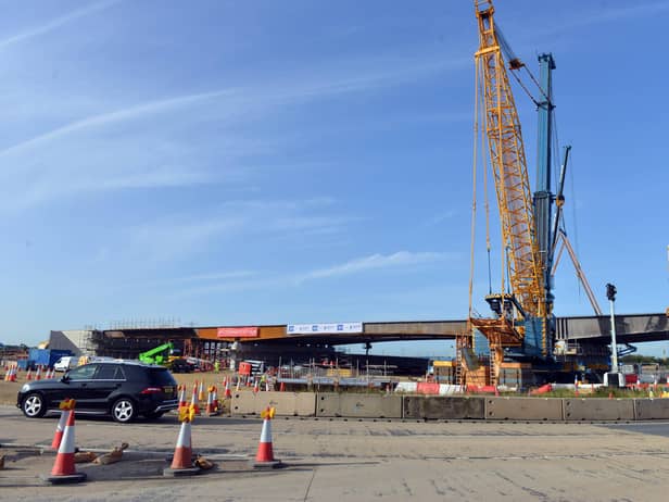 Testo's Roundabout will be closed over the weekend to allow further work to be carried out on the contruction of a new flyover.