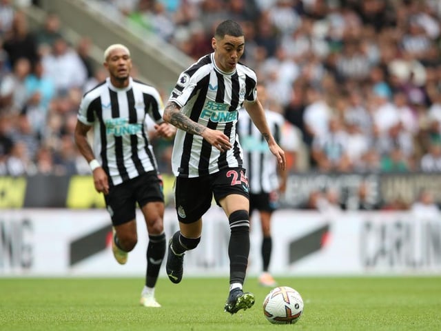 Almiron was Newcastle’s stand-out performer in pre-season and showed quality in the final-third of the pitch that has been lacking throughout his time on Tyneside.