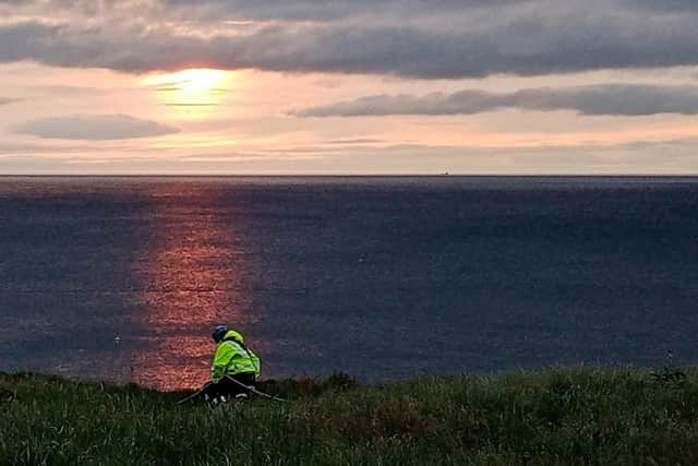 A man had been cut off by the tide./Photo: Sunderland Coastguard Rescue Team