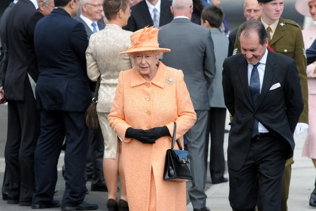 Her Majesty pictured as she officially opened the Tyne Tunnel 2.