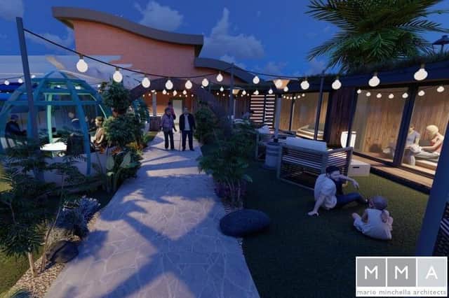 Caption: CGI impressions of how new bar and restaurant development in South Shields could look. Credit: Mario Minchella Architects