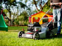 Even something as simple as pushing a lawnmower means you’re leaning just slightly forward, which isn’t good for your lower back.