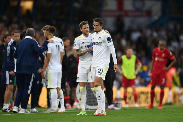 Leeds United are set to appeal the red card shown to Pascal Struijk as they prepare to face Newcastle United on Friday. (Photo by Shaun Botterill/Getty Images).
