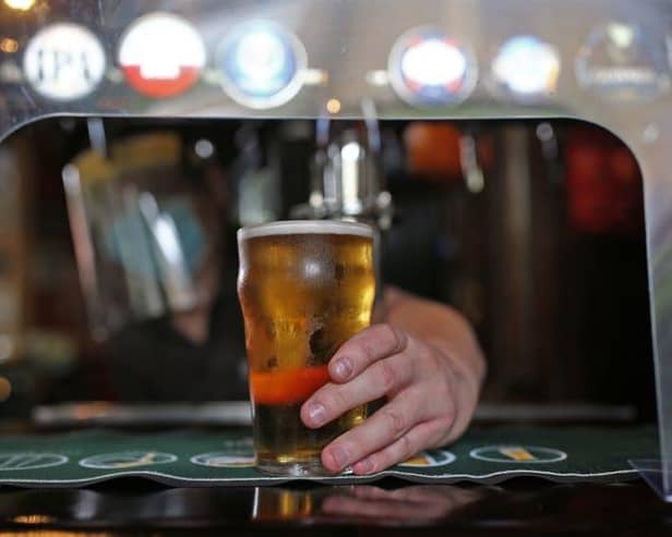 Monday pub sales survey
