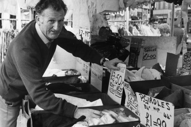 Jim Bartram was pictured stocking the stalls at South Shields market. Remember this?