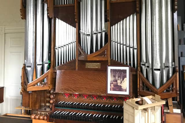 One of the organs up for auction.