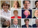 Council leader Cllr Tracey Dixon (large image) with (Left to right) TOP: Cllr Audrey Huntley, Cllr Ruth Berkley, Cllr Adam Ellison MIDDLE: Cllr Margaret Meling,  Cllr Joanne Bell, Cllr Jim Foreman BOTTOM: Cllr Ernest Gibson, Cllr Jane Carter, Cllr Paul Dean