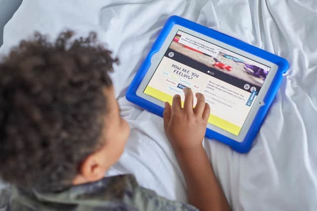 "Our website – www.childline.org.uk - gives children a chance to find advice on how they’re feeling.”