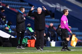 Newcastle United head coach Steve Bruce said it was important not to lose against West Brom. (Photo by Michael Steele/Getty Images)