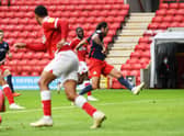 Danny Graham misses a big chance to put Sunderland ahead at The Valley